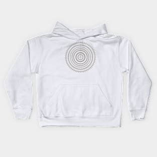 Mandala rircular espiritual Kids Hoodie